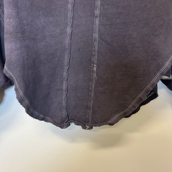 Free People Melodi Henley in Blue Quarry Women’s Size XS - Picture 12 of 13